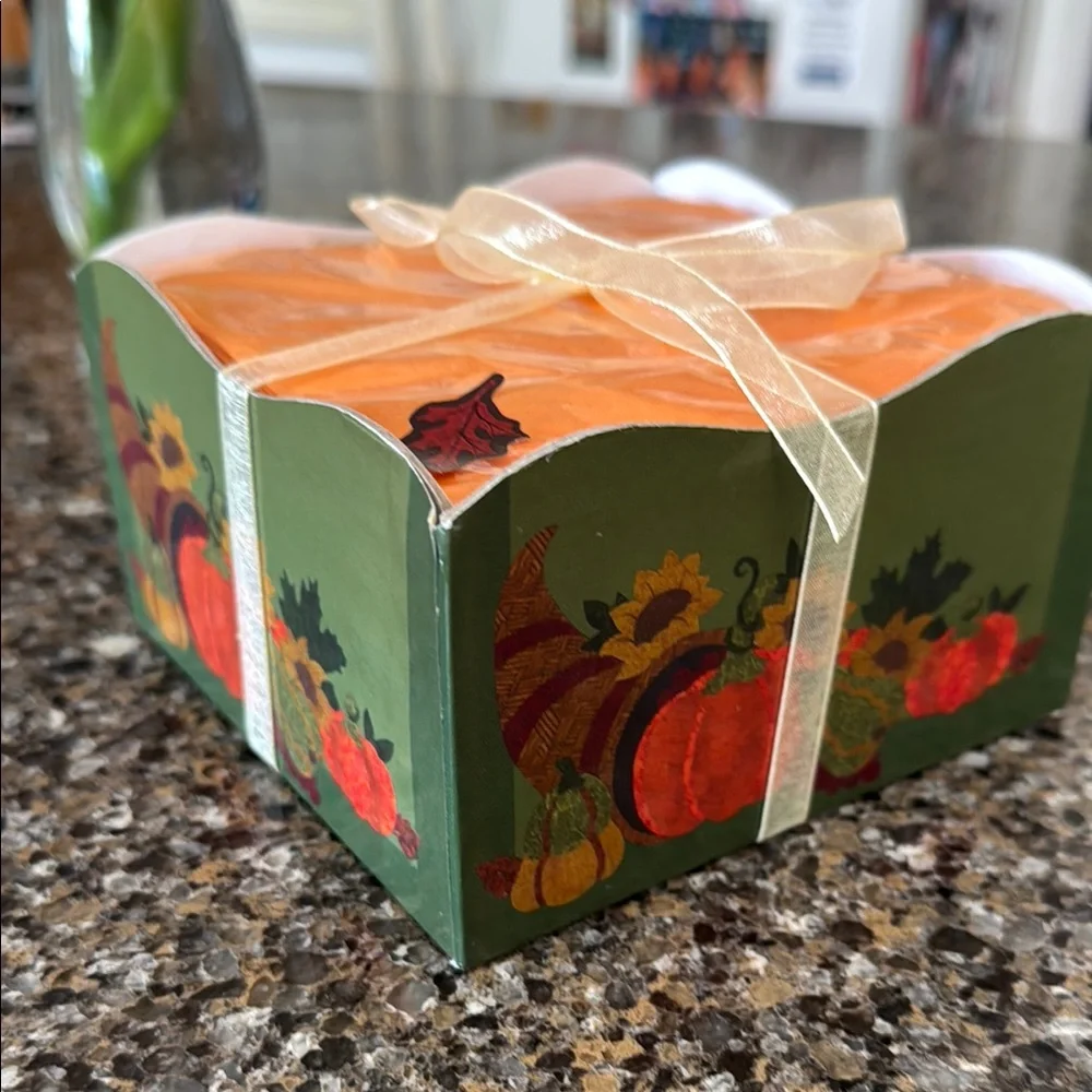 Festive Orange Napkin Set