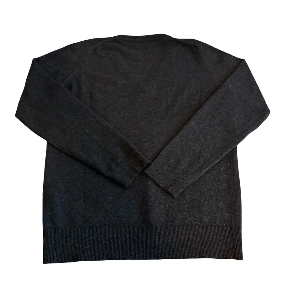 Costume National Homme Wool Angora Sweater Gray Crewneck Italy L Mens luxury