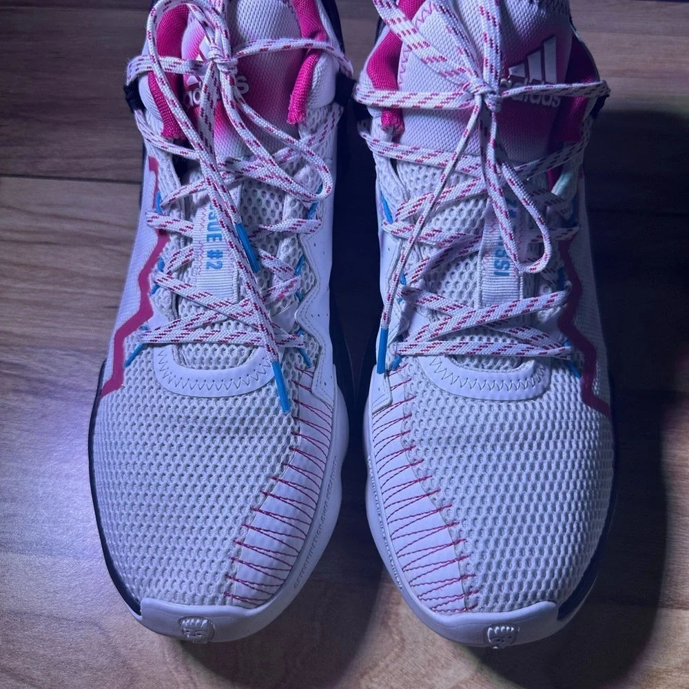 adidas Women's Athletic Shoes - White, Pink, Black, Blue