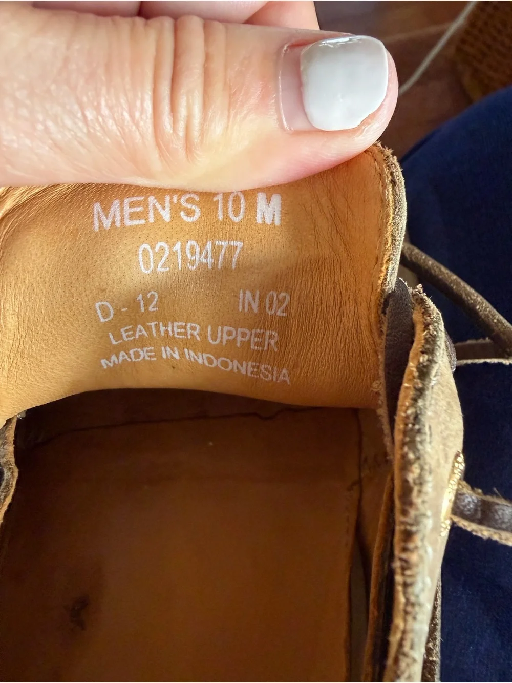 Sperry handcrafted gold