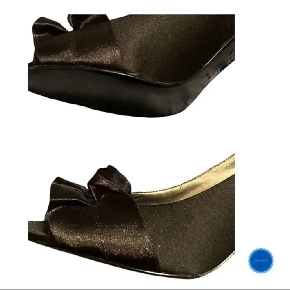 Nina black satin