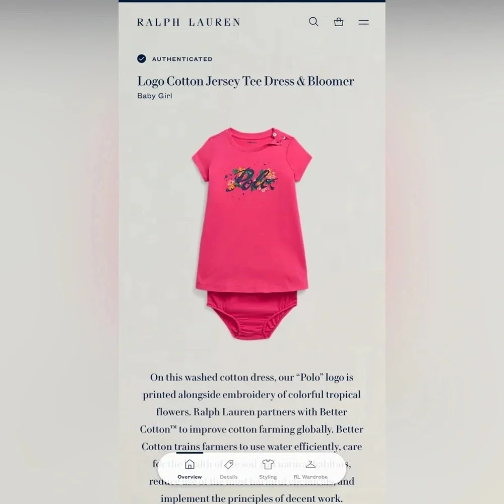 Ralph Lauren label hot