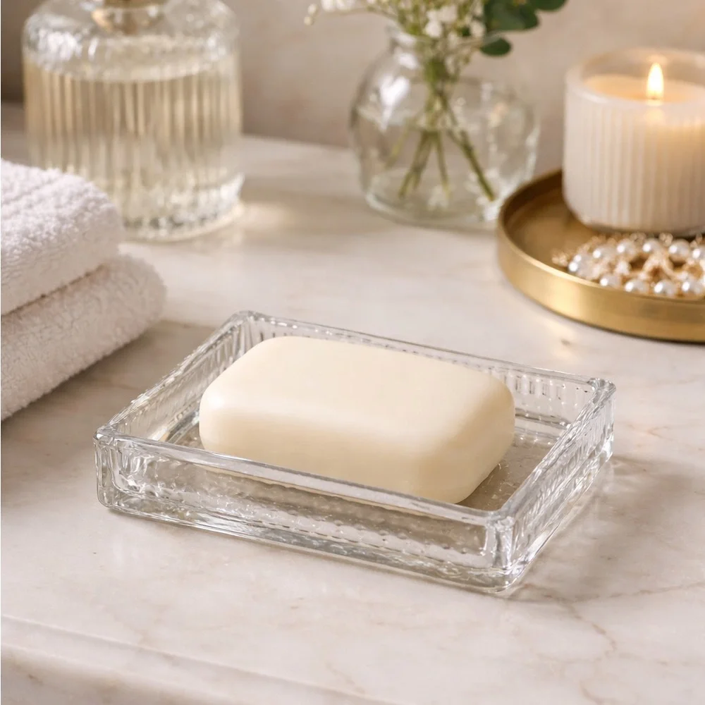 Elegant Crystal Soap Dish