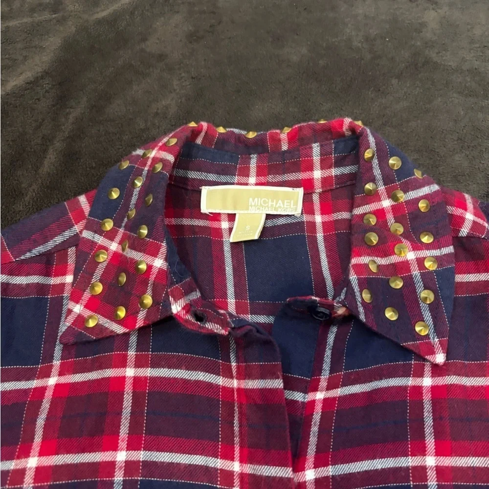 Michael Kors stylish plaid