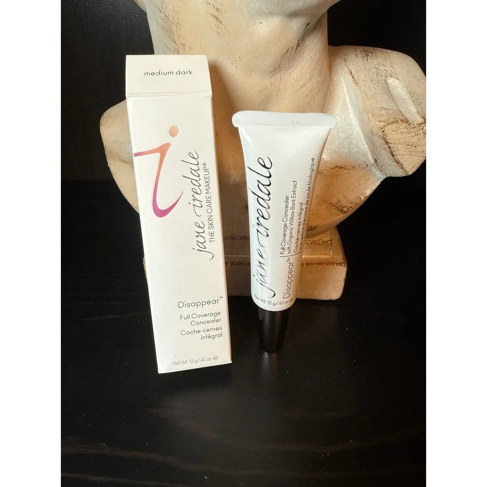 Jane Iredale Disappear Full Coverage Concealer Medium Dark 12g .42oz New in Box