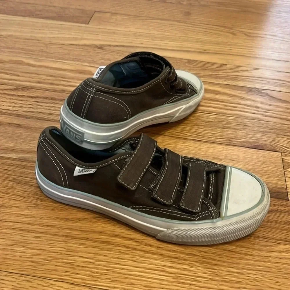 Vans size canvas velcro