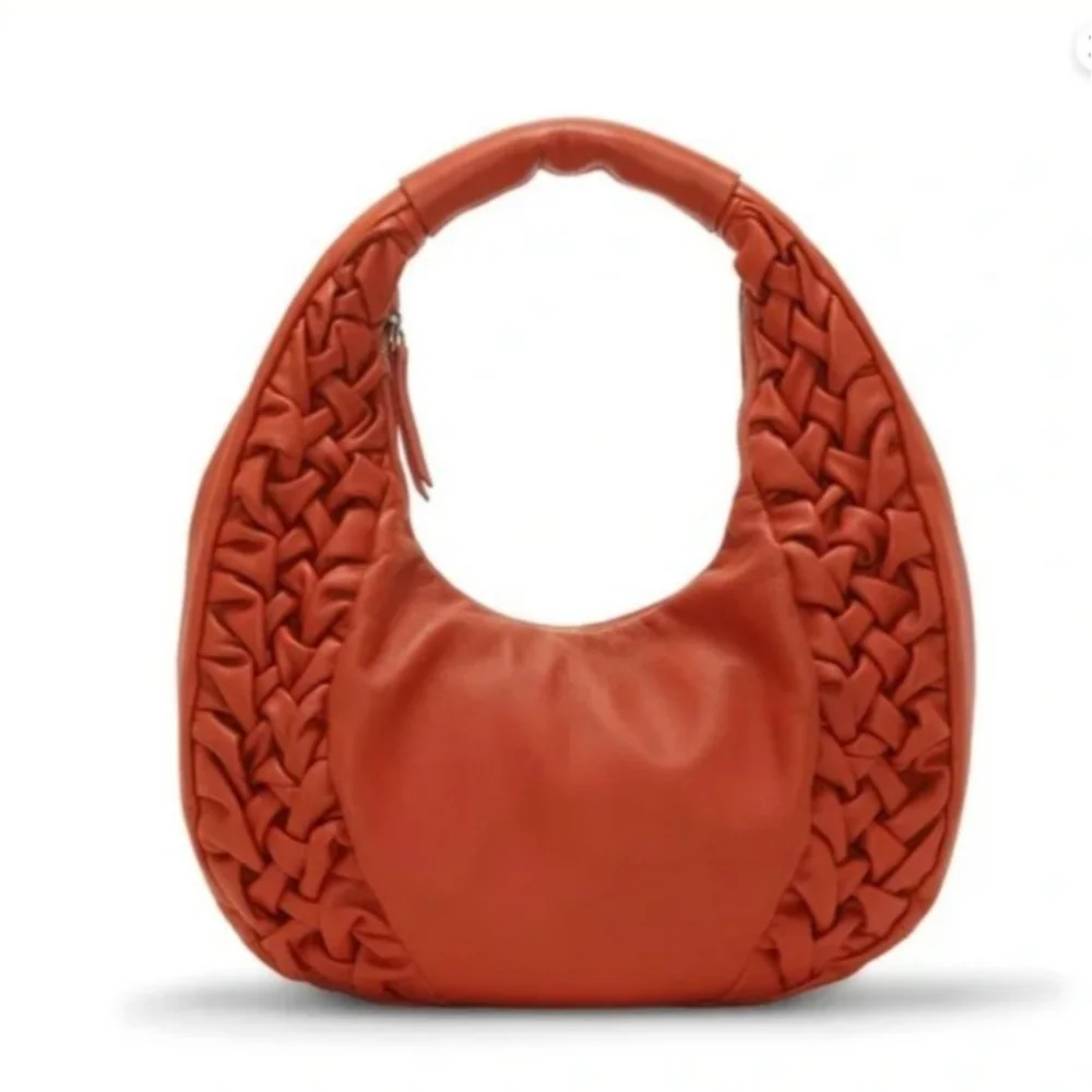 Vince Camuto Women's Tan‎ Woven Hobo Bag