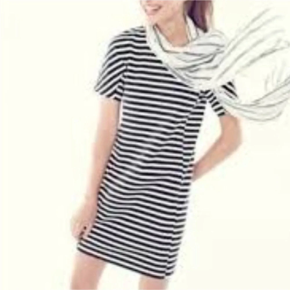 J.Crew Striped T-Shirt Dress