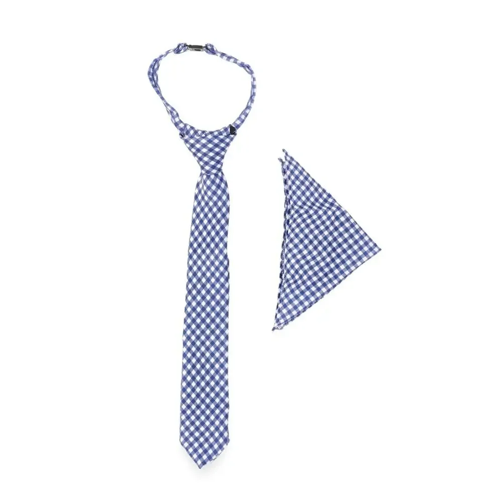 Wonder Nation Boys Necktie Pocket Square 2 Piece Set Blue NWT One Size