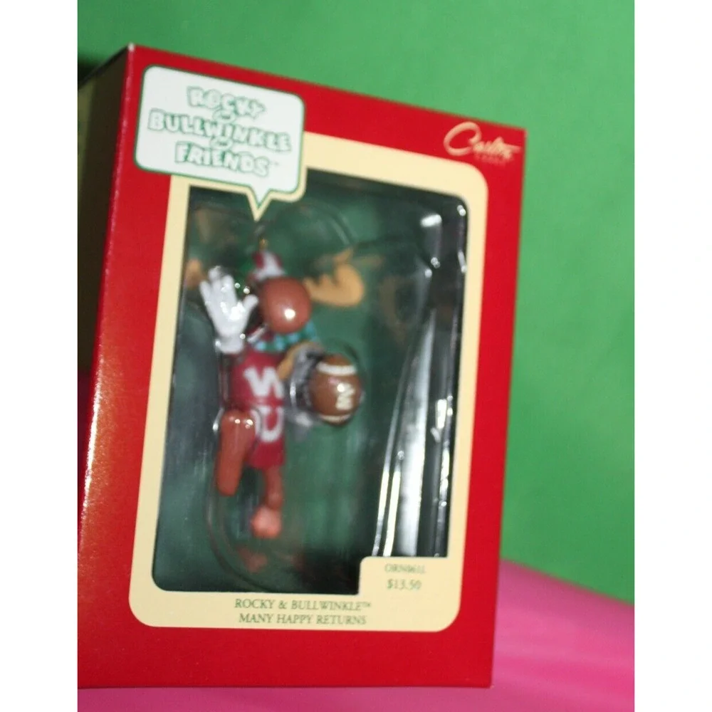 Carlton Heirloom Rocky And Bullwinkle And Friends Many Happy Returns Ornament 94