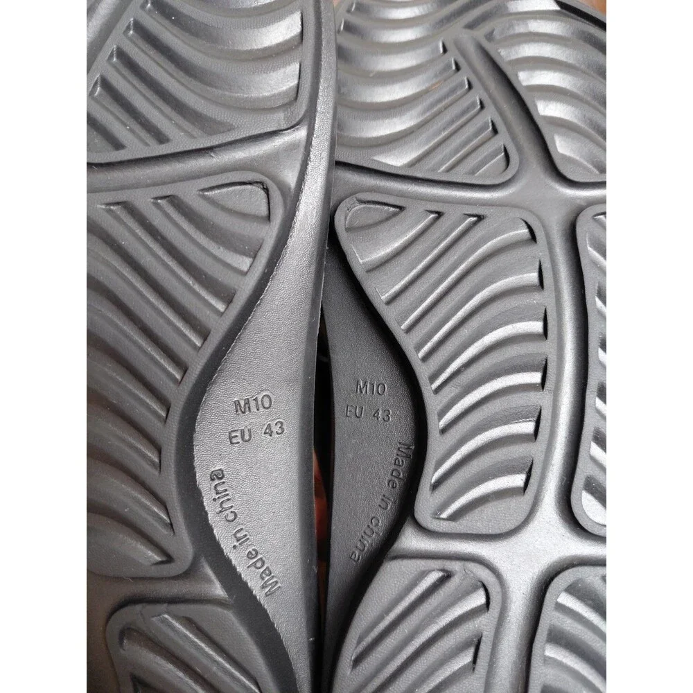 FCM Island Surf Black Cushioned FLIP/FLOP mens 10 EU 43 Comfort Rebound Foam