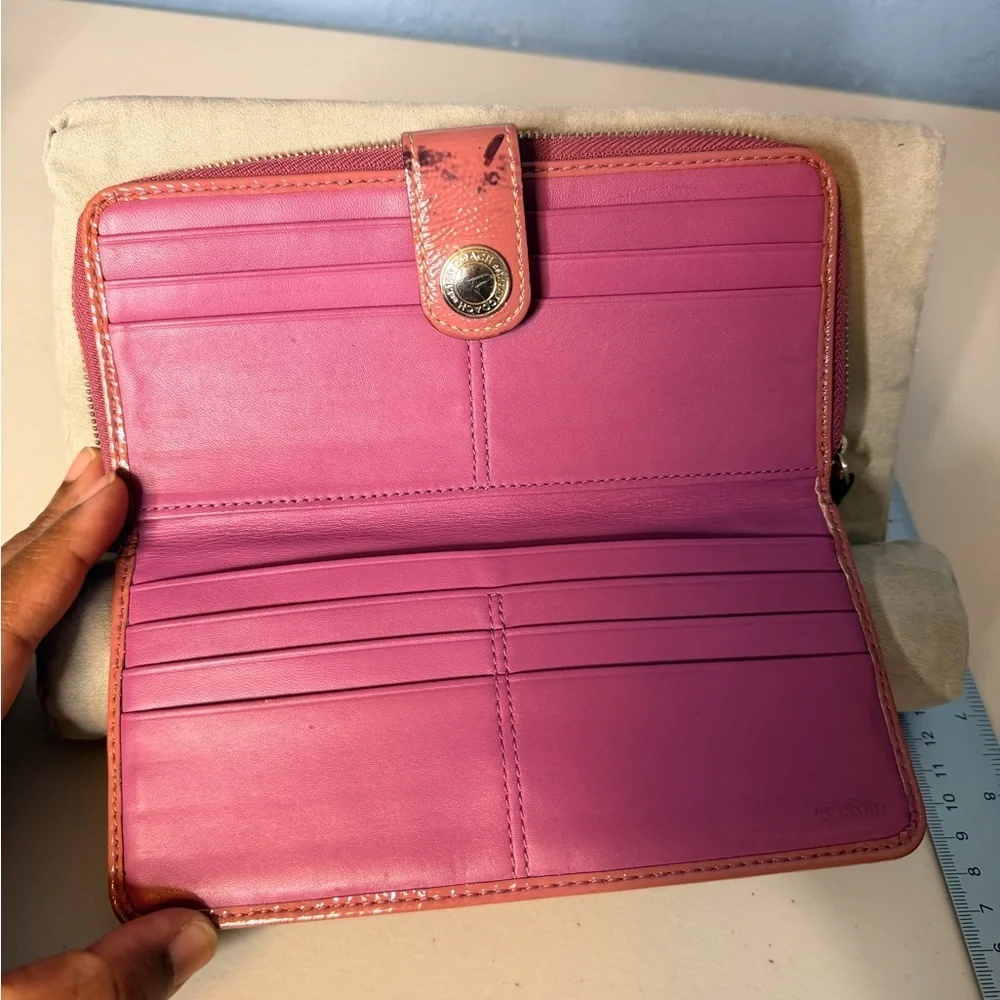 Coach super pink transfer