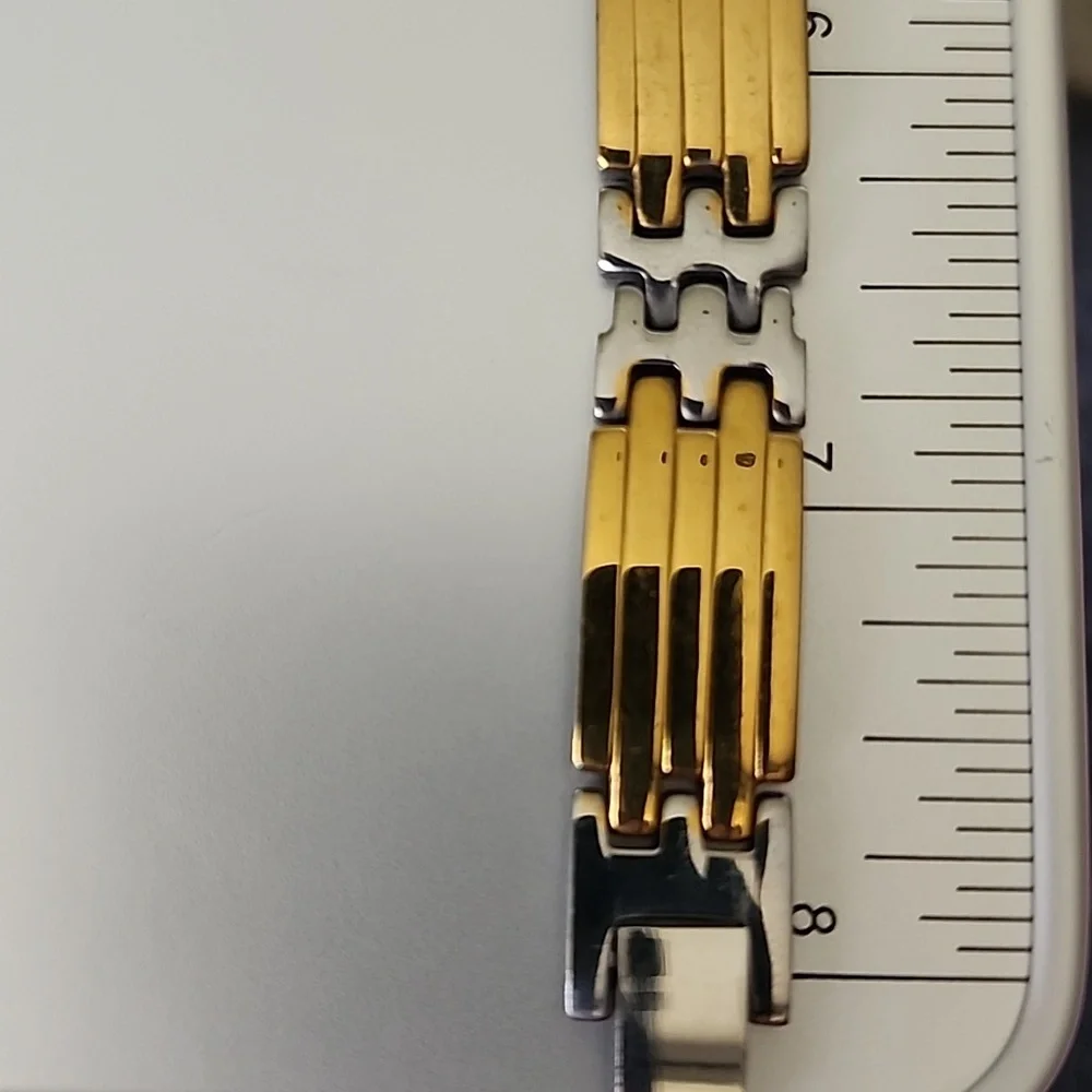 Vintage gold rhodium