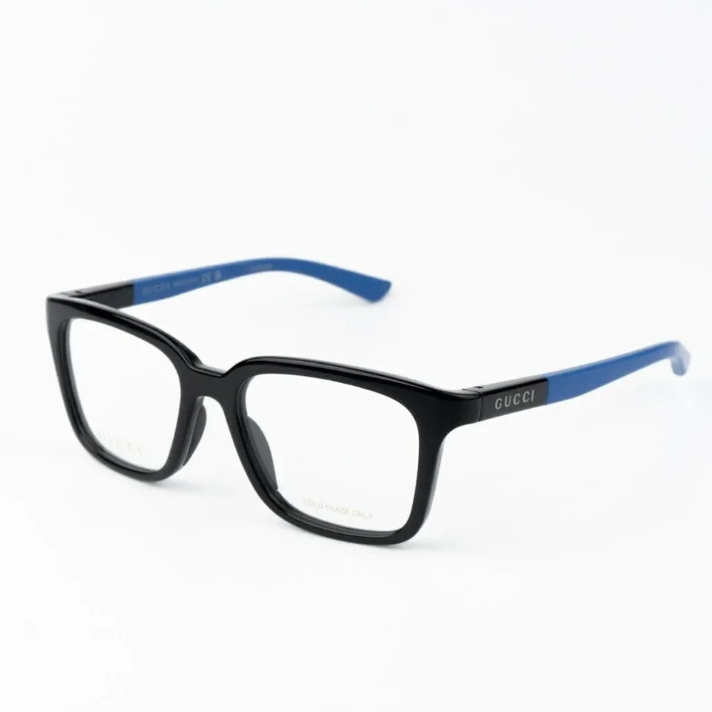 SALE! NEW Gucci GG1738O 004 Black Blue Unisex Square Eyeglasses GG 1738O