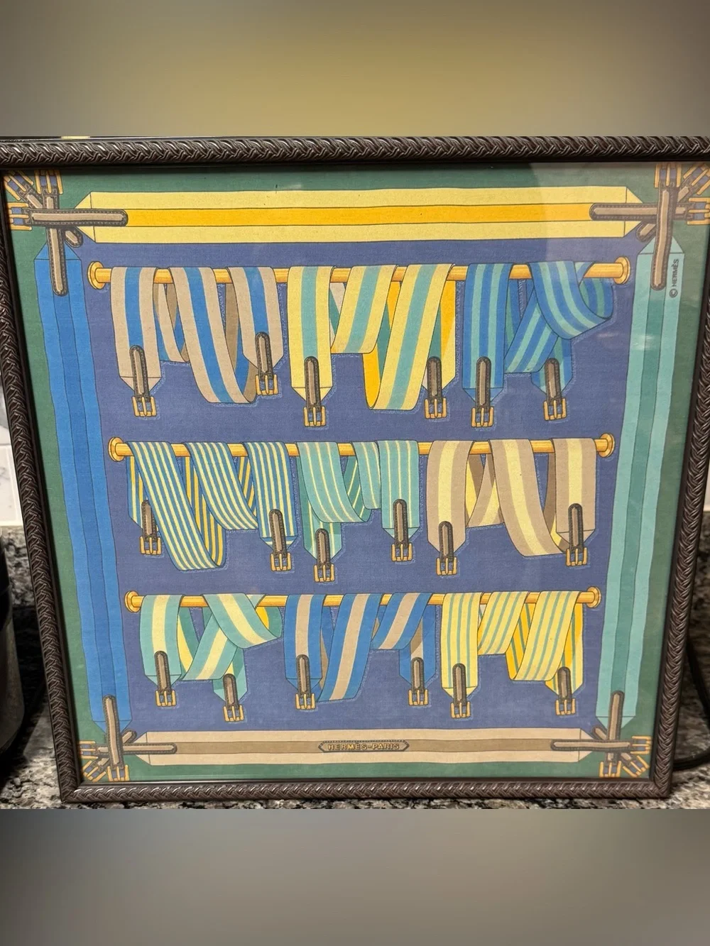 HERMÈS LES SANGLES Gavroche Scarf