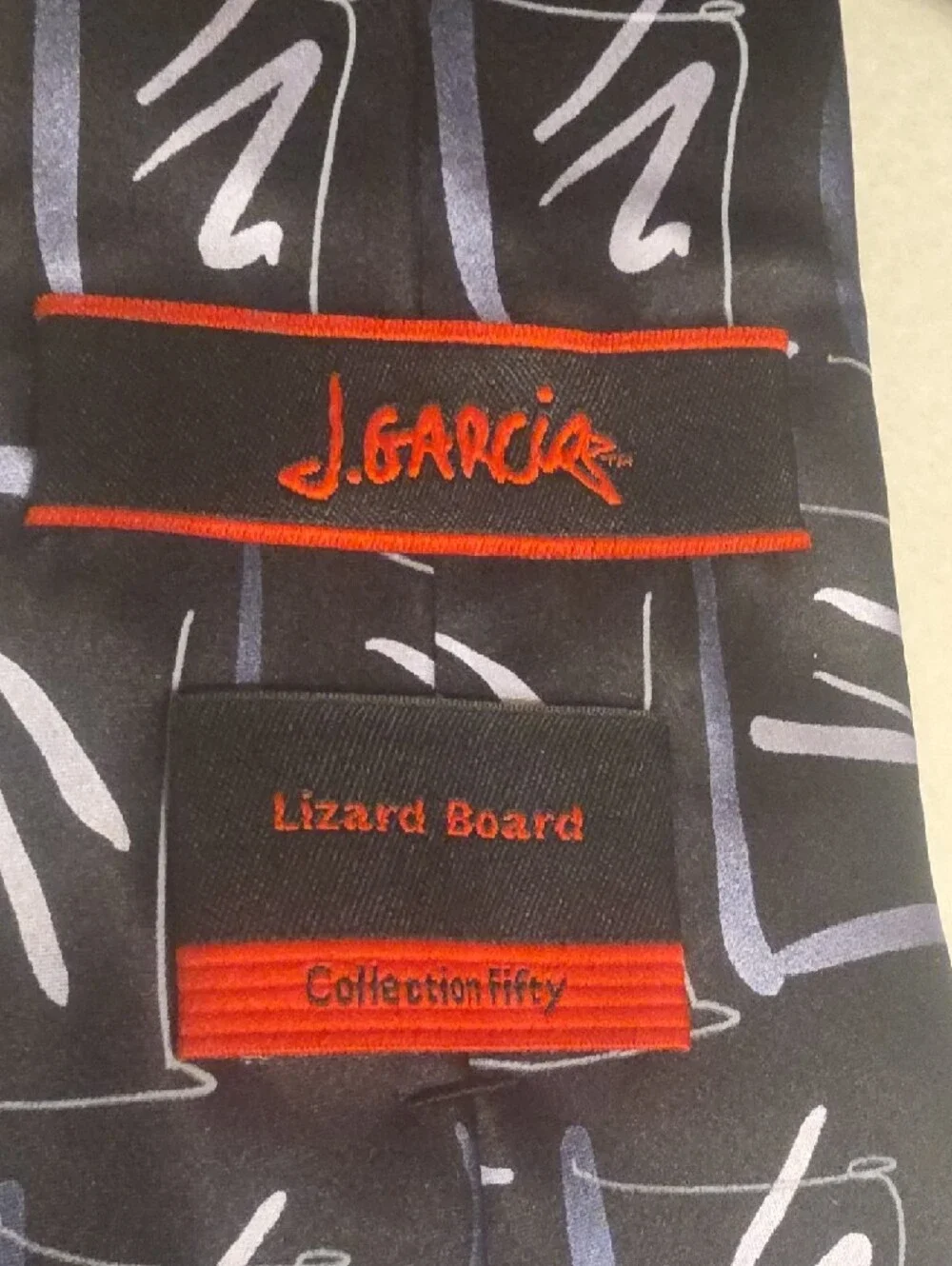 J. Garcia brushstroke silver
