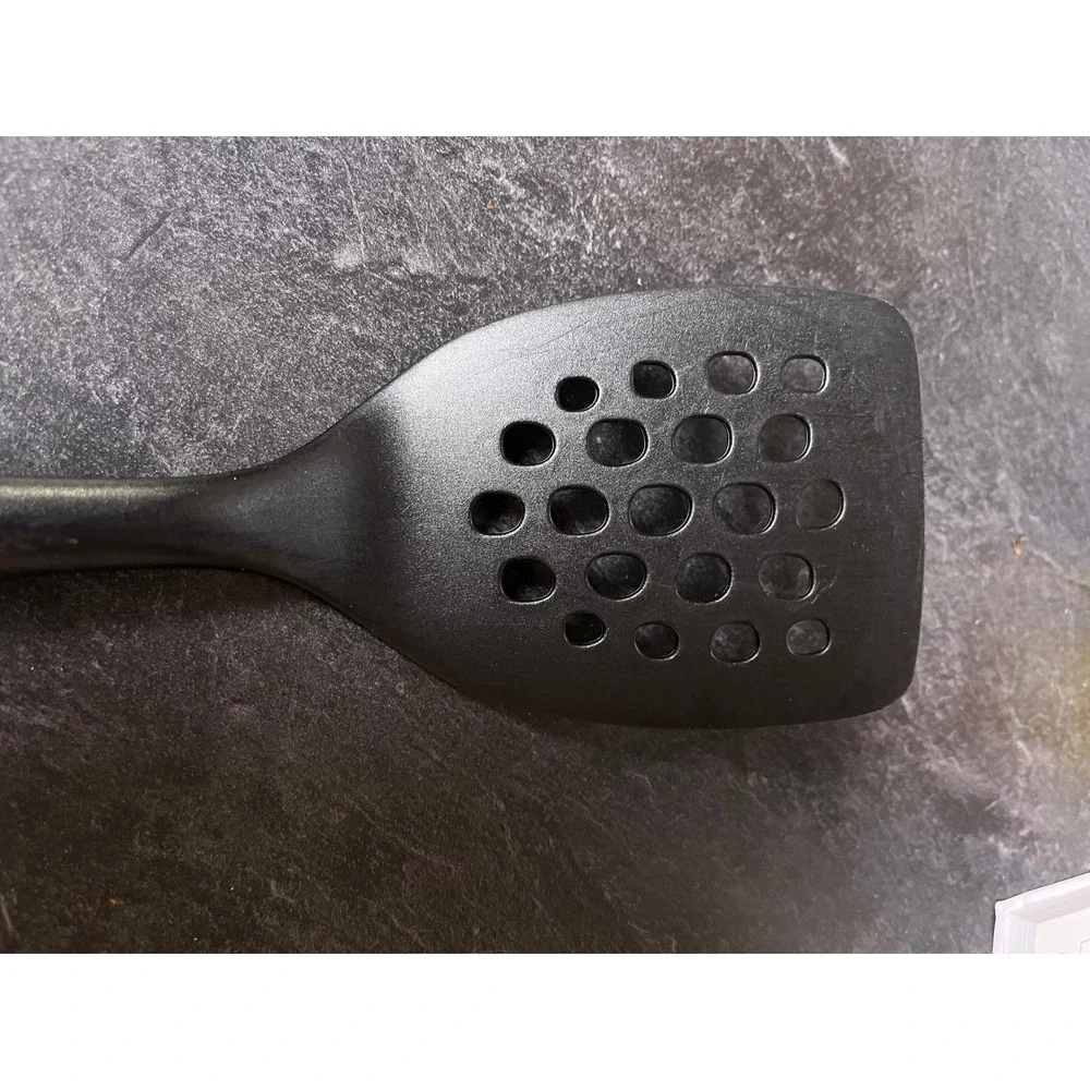 OXO Good Grips Black Nylon Slotted Turner Spatula Non-Stick Safe‎ Heat Resistant