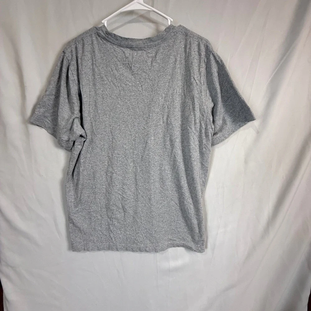 True Religion Buddha‎ Guitar Graphic T Shirt Mens Large Gray Short Sleeve Crew