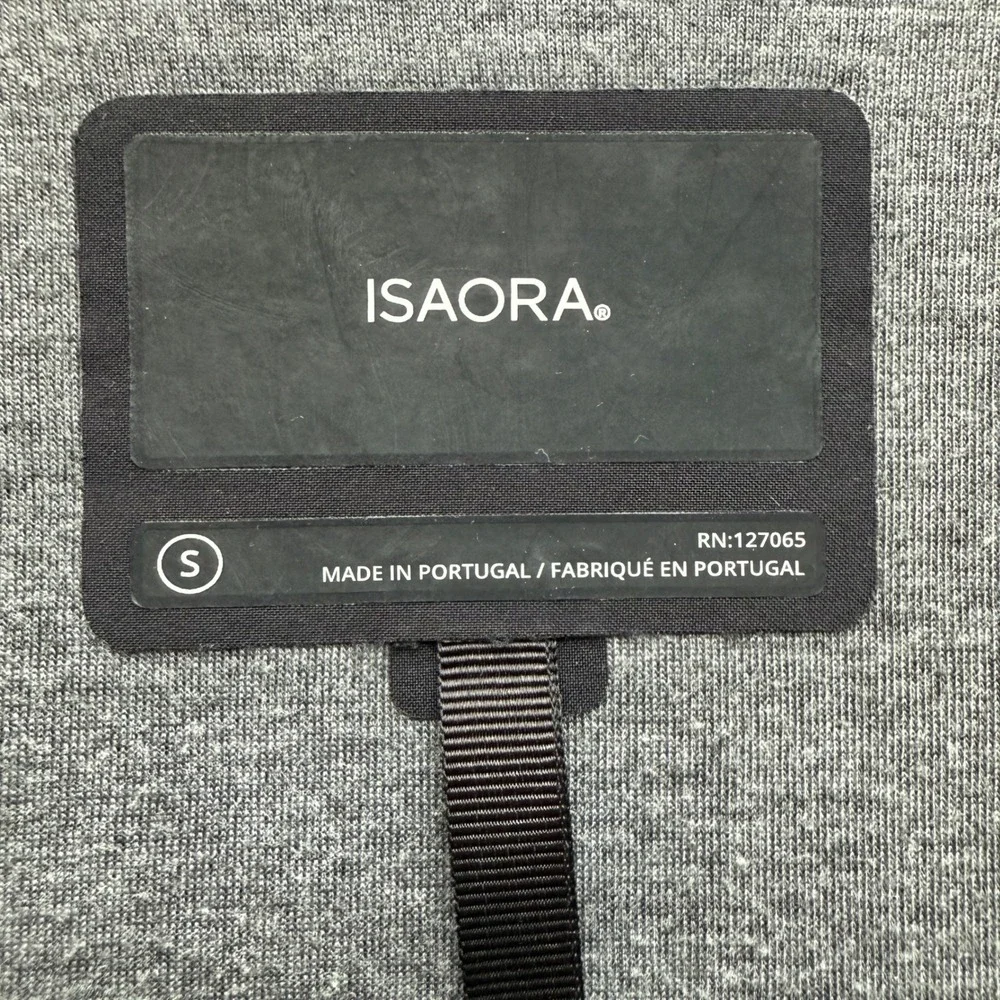 ISAORA‎ Men's Charcoal Grey Tech Bomber Jacket Full Zip Size Small