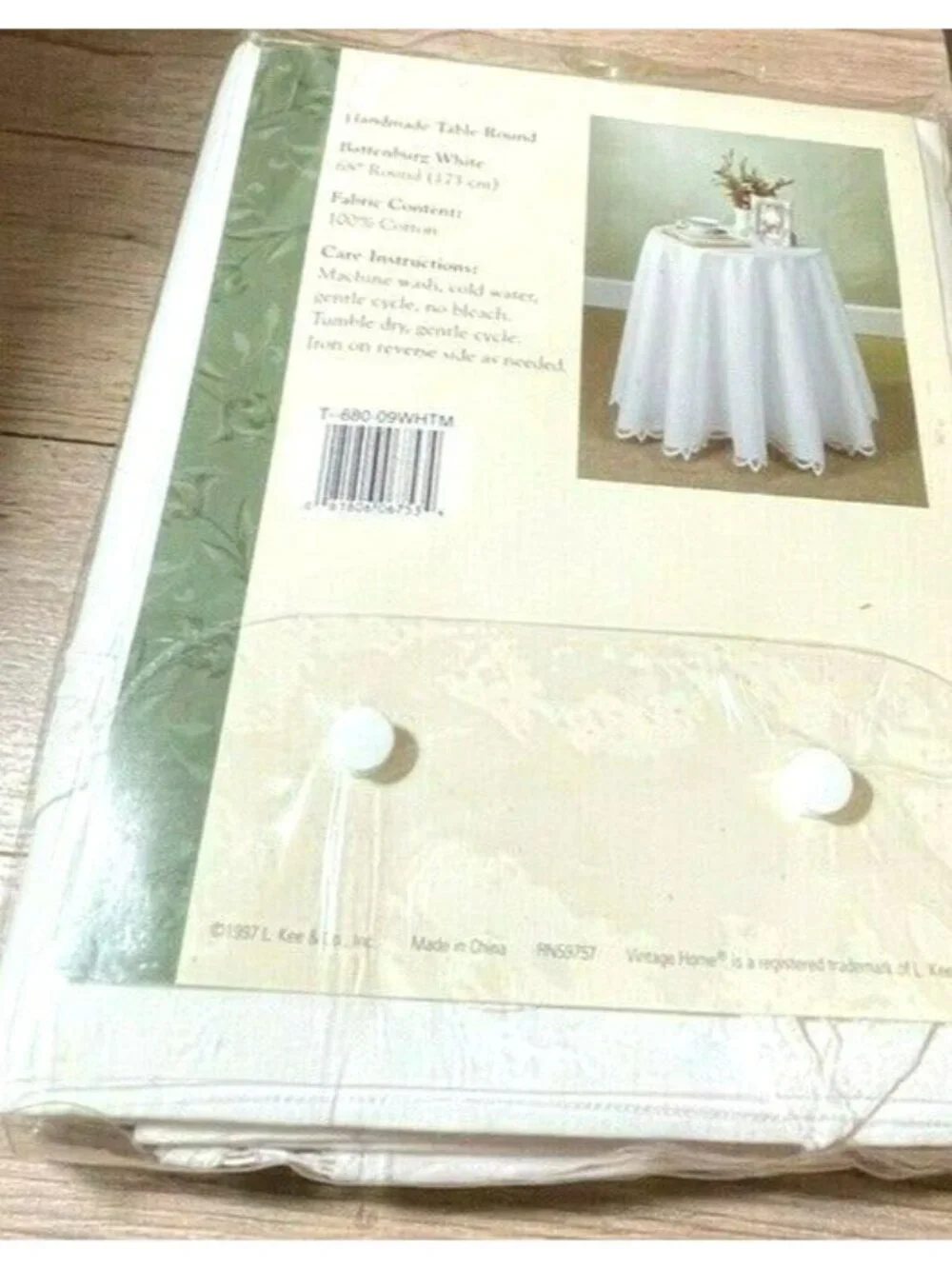 Vintage Home Tablecloth Handmade 68