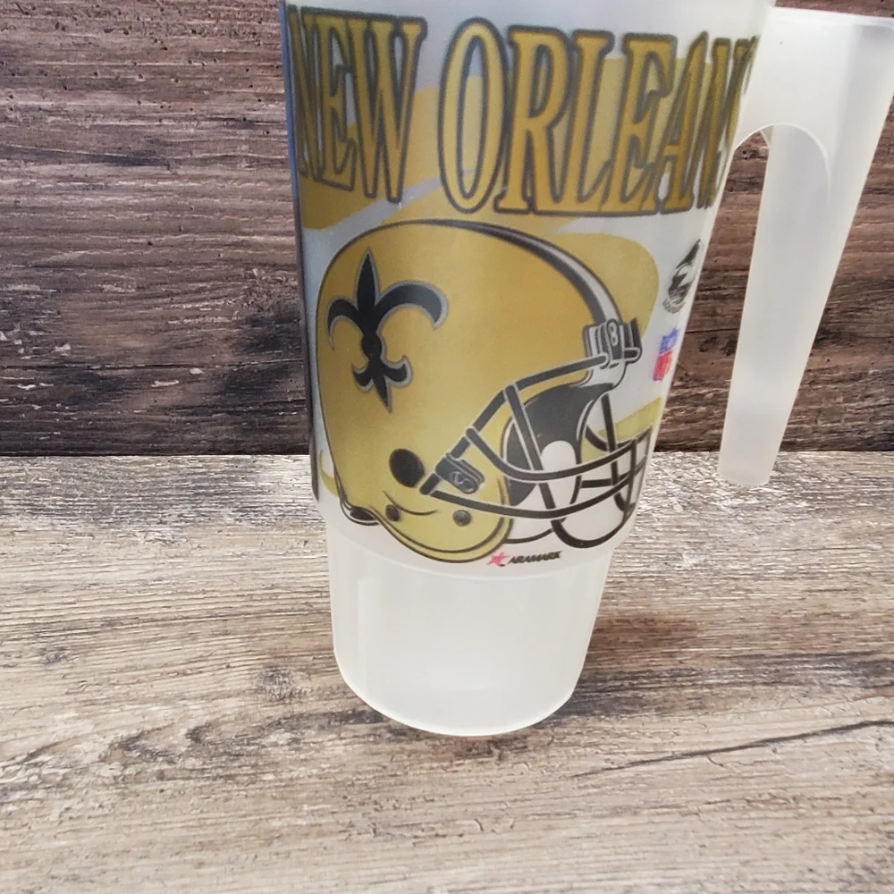 1990's Souvenir Stadium Collector Cup‎ New Orleans Saints Mike Ditka Rare