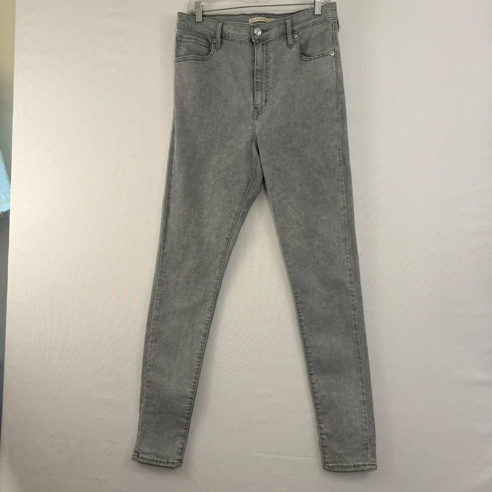 Levi's Mile High Super Skinny Grey Wash Jeans‎ Men's Size 32