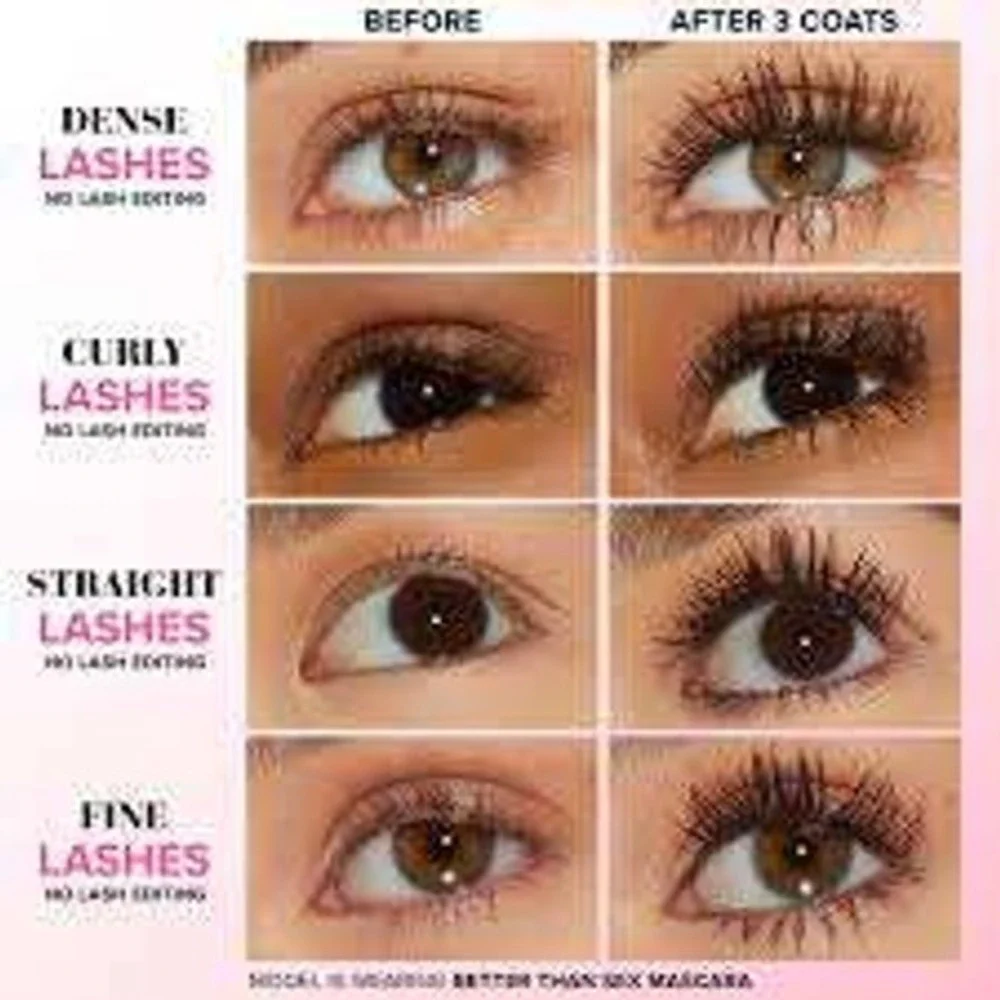 Too Faced Better Than Sex Mascara Voluptuous Volume Lash Travel Size .13oz Black