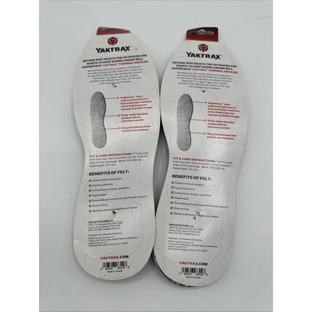 Yaktrax lot thermal