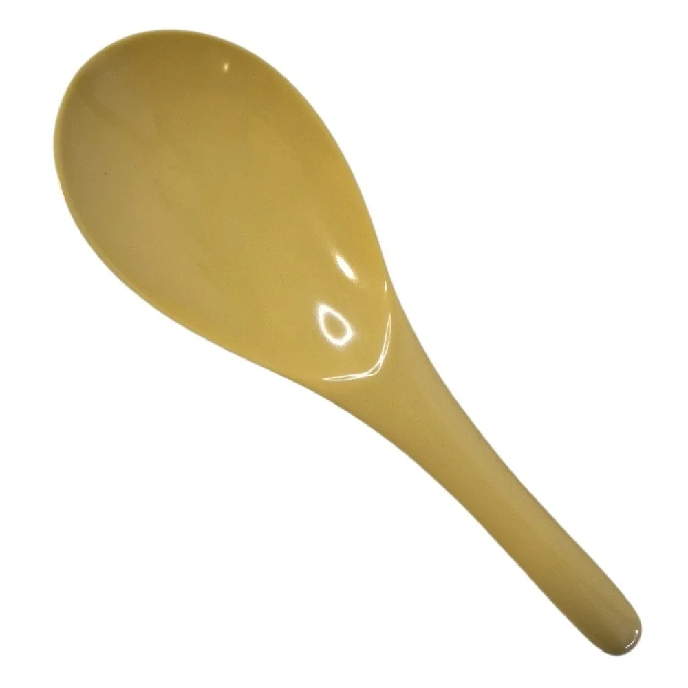 Hutzler‎ Melamine Rice Spoon #513 Utensil Yellow MCM Made in Thailand