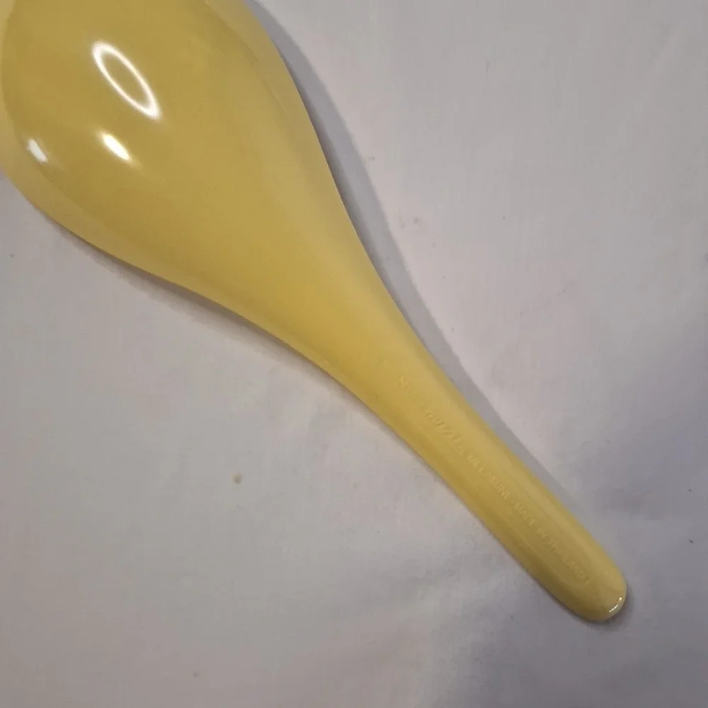 Hutzler‎ Melamine Rice Spoon #513 Utensil Yellow MCM Made in Thailand