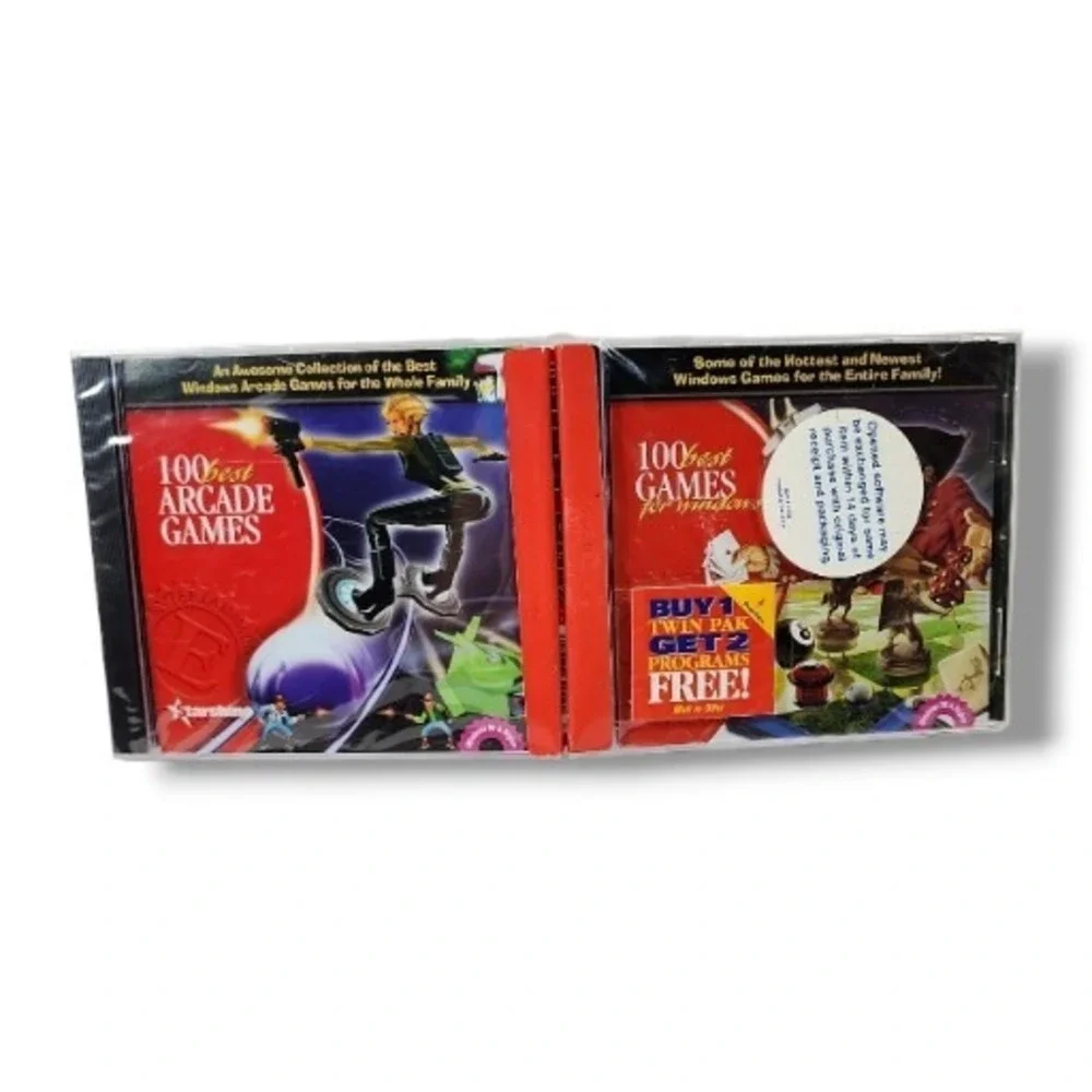 Twin-Pak 100 Best Windows And‎ Arcade Games CD-ROM Windows 95 Or Higher