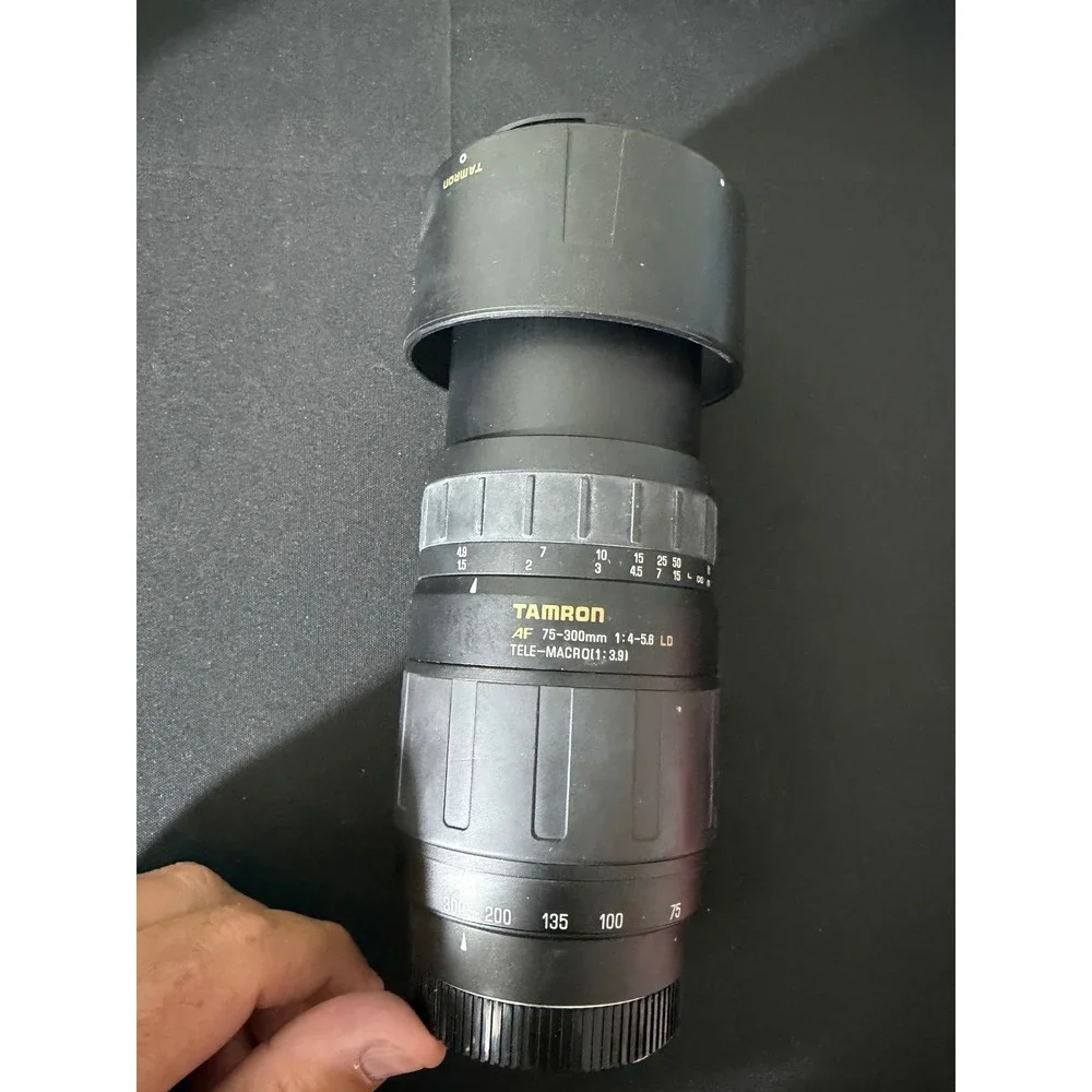 Tamron AF 75-300mm f/4-5.6 LD Tele-Macro Lens for Minolta AF Sony A Black