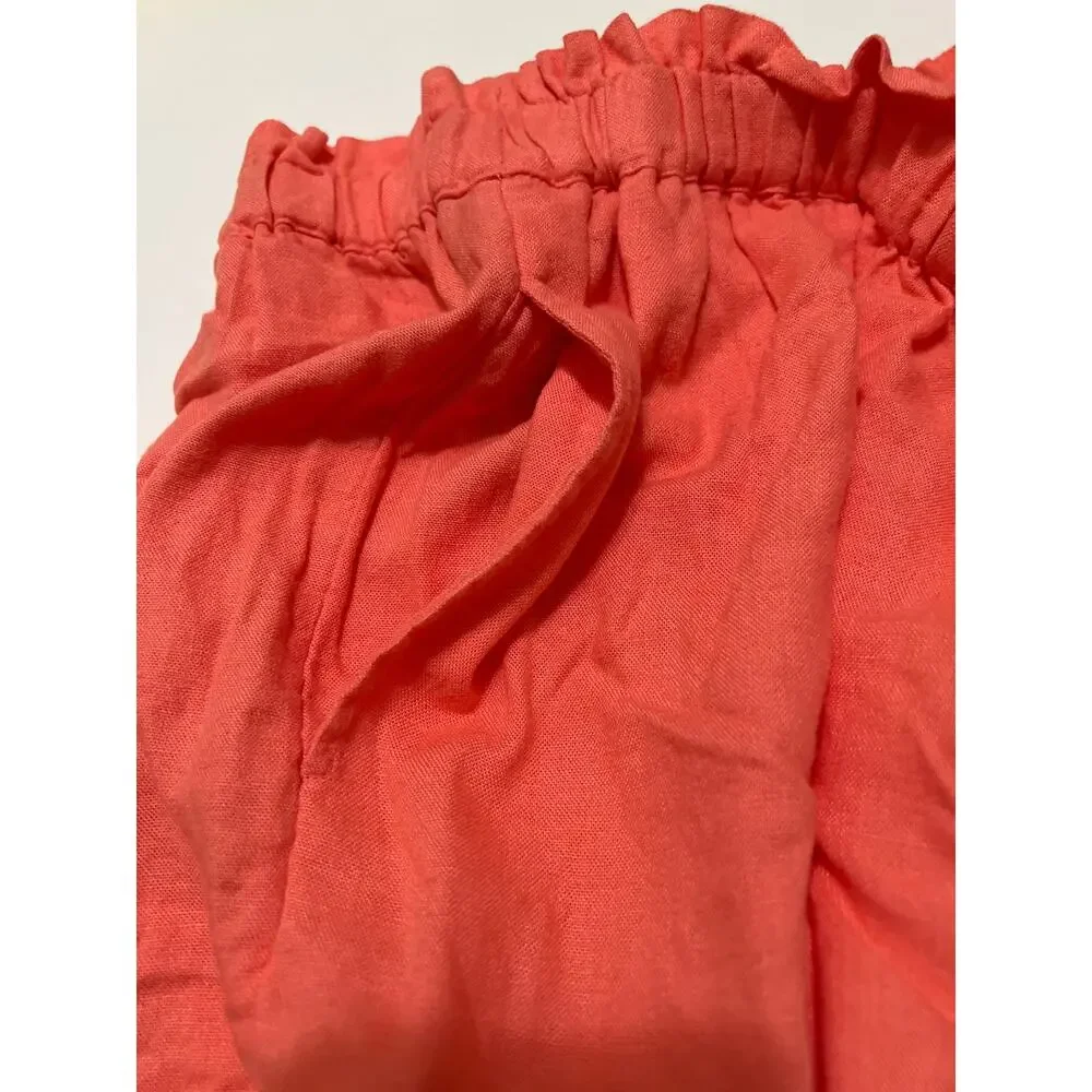 River Island Curve Edit City Elastic Waist Shorts with Side Pockets NWT Size 16