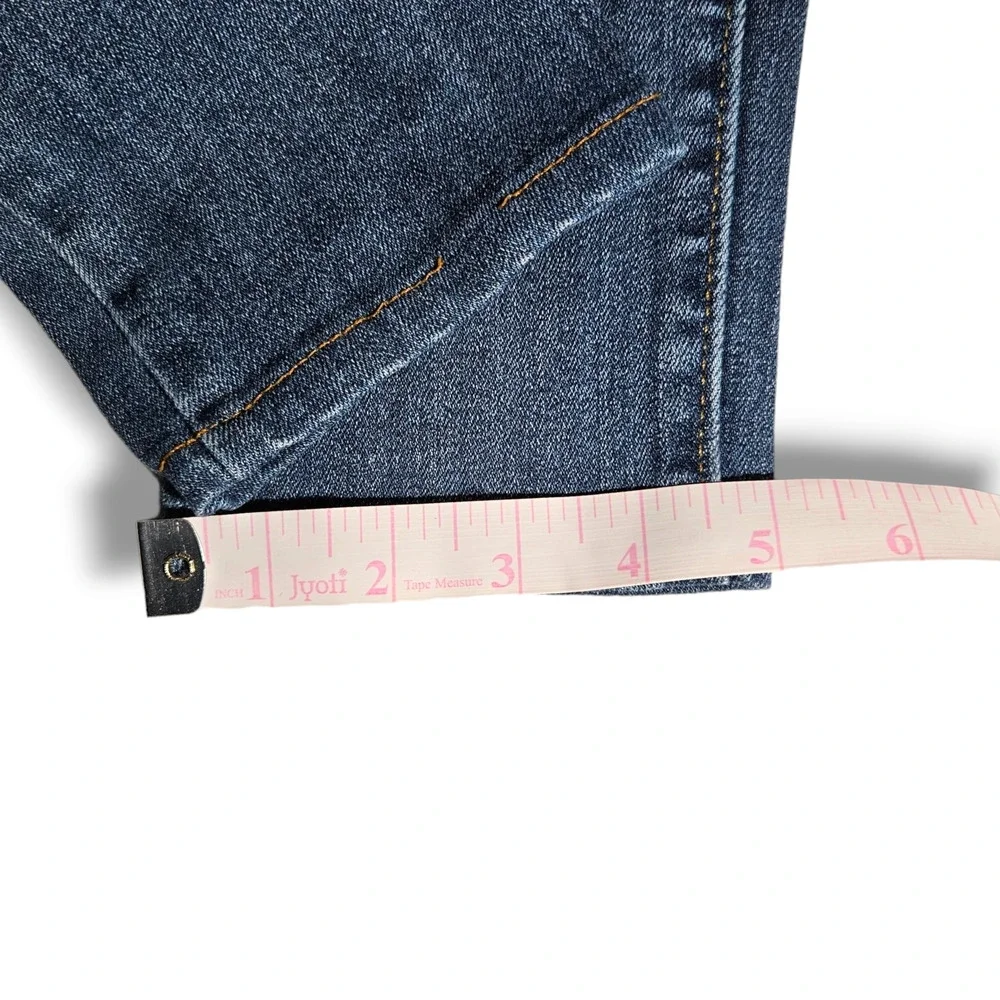 Levi's 721‎ Distressed Mid-Rise Skinny Jeans 25x23 Custom Make or Break Blue
