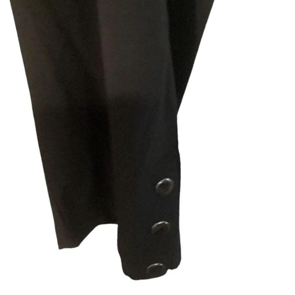 NWT Chico's ZENERGY black neema crop snaps Polished Cotton‎ ankle pants size 16