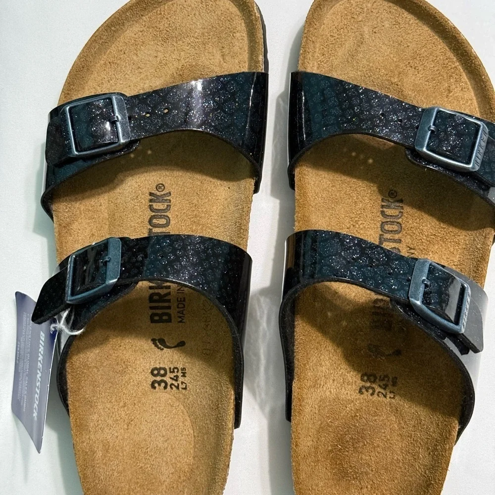 Birkenstock Black Sandals Size 38