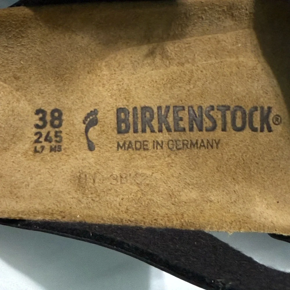 Birkenstock Black Sandals Size 38