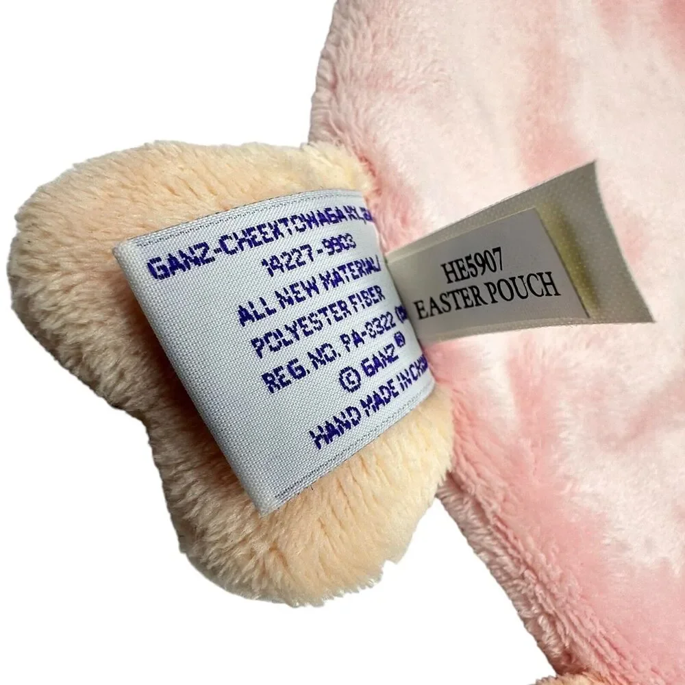 Ganz Heritage Collection EASTER‎ POUCH Lamb Pink Zipper Bag HE5907 Rare