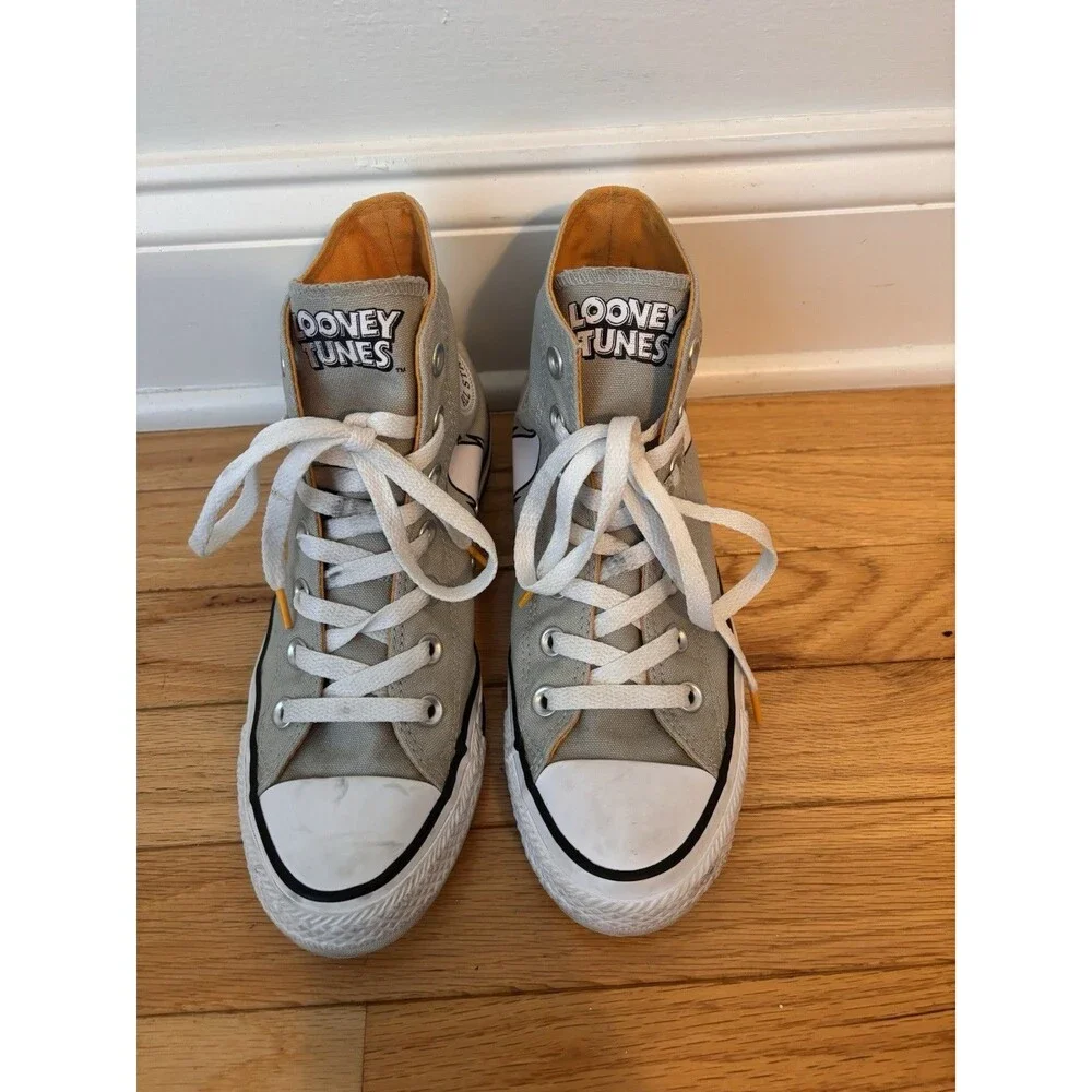 Converse x Looney Tunes Bugs Bunny Chuck Taylor High Top Gray Mens 5 W7