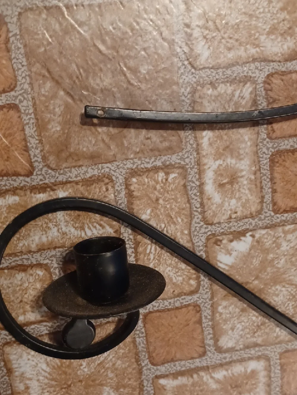 Decorative Metal Wall Sconce Pair in Dark Finish