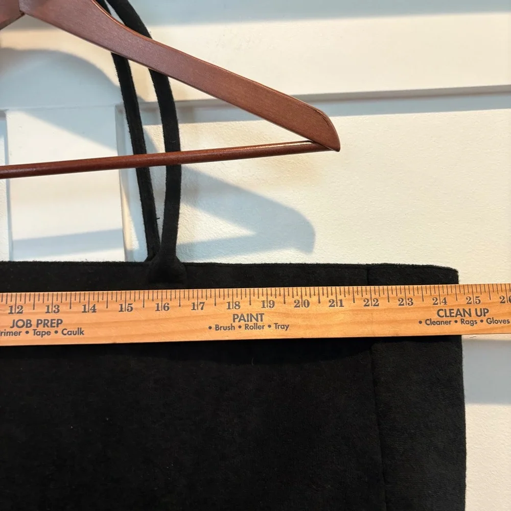 Booty by Brabants Black Felt Tote Bag‎ Large Reusable Shopping Travel