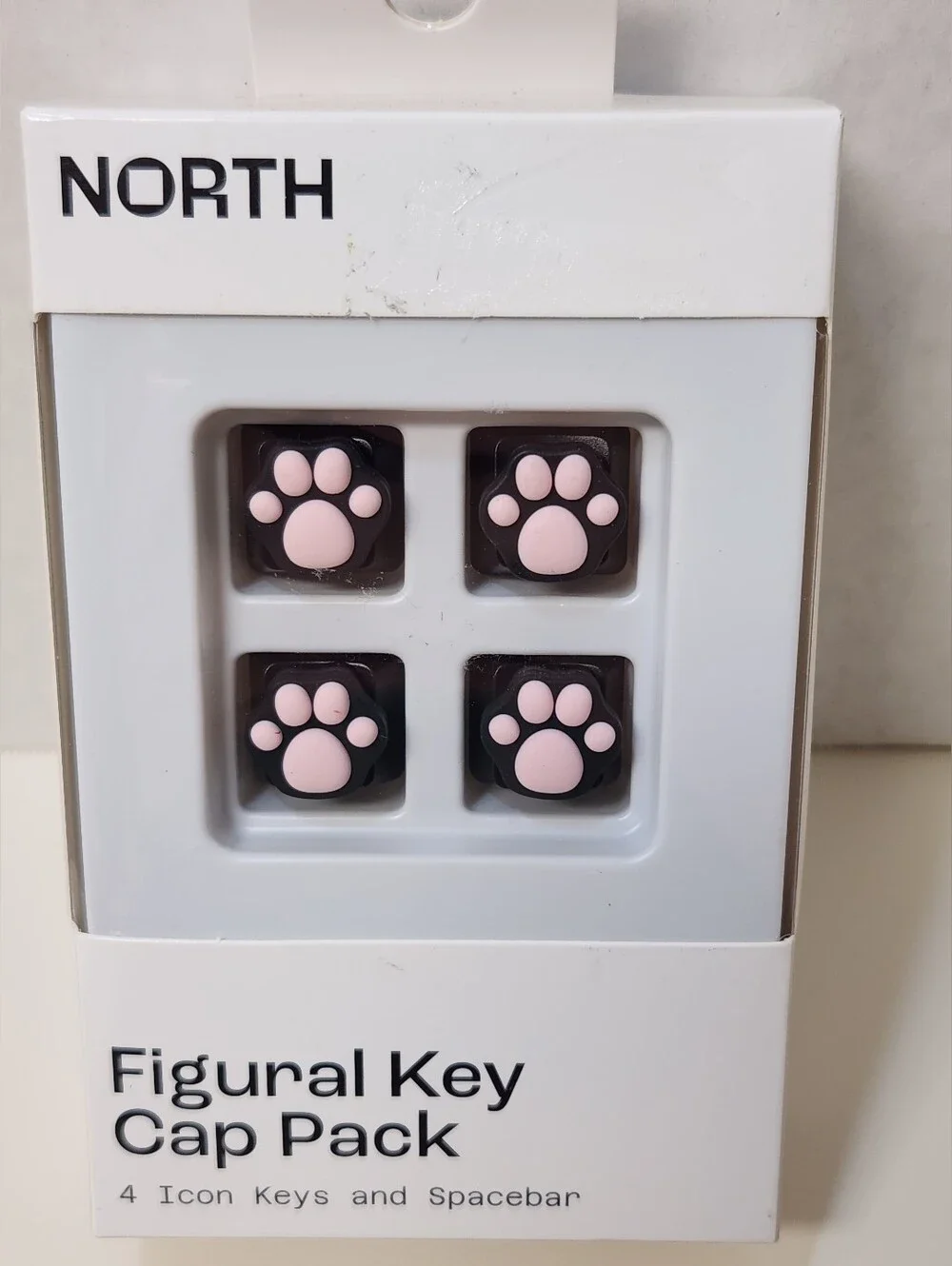 NORTH Figural Keycap Packs - Pink Paw & Purple Icon Sets