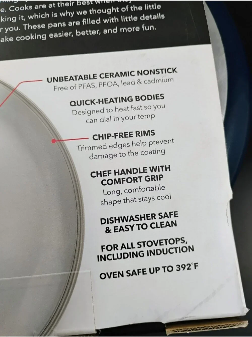 GreenPan damaged packaging