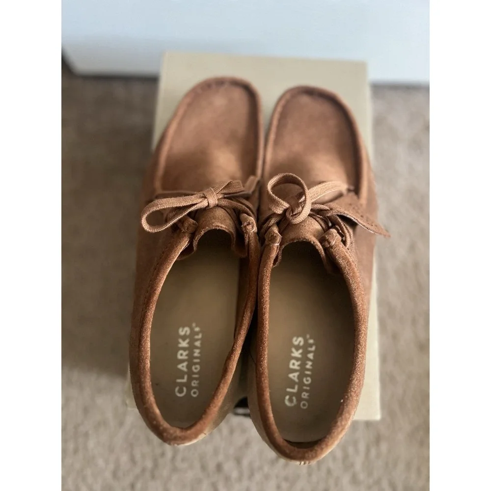 Clarks Originals Wallabee Men's Cola‎ Combination Suede 26172397 Size 10.5