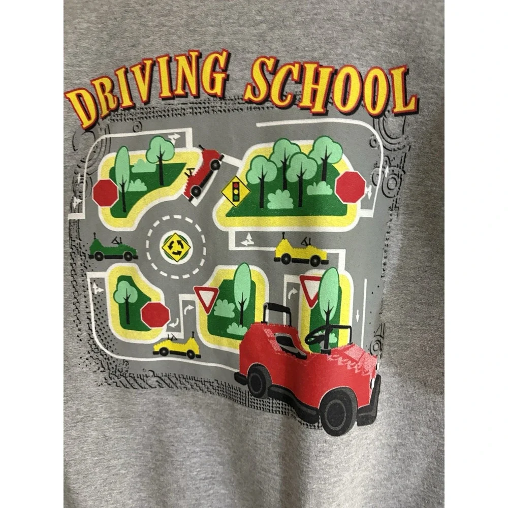 Rare LEGOland‎ Zip Up Hoodie Pockets Youth Large Unisex Driving School Jacket