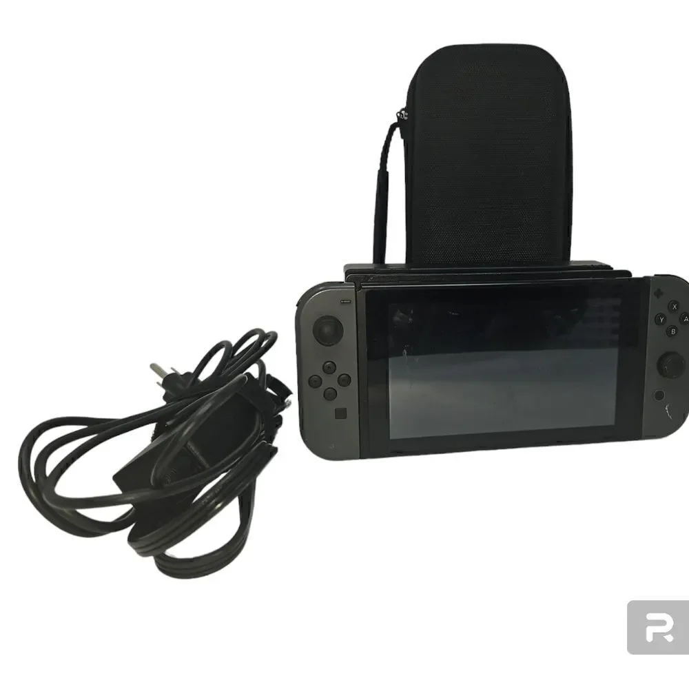 Nintendo HAC-001 Switch Gaming System w/ Blue & Red Joy Sticks