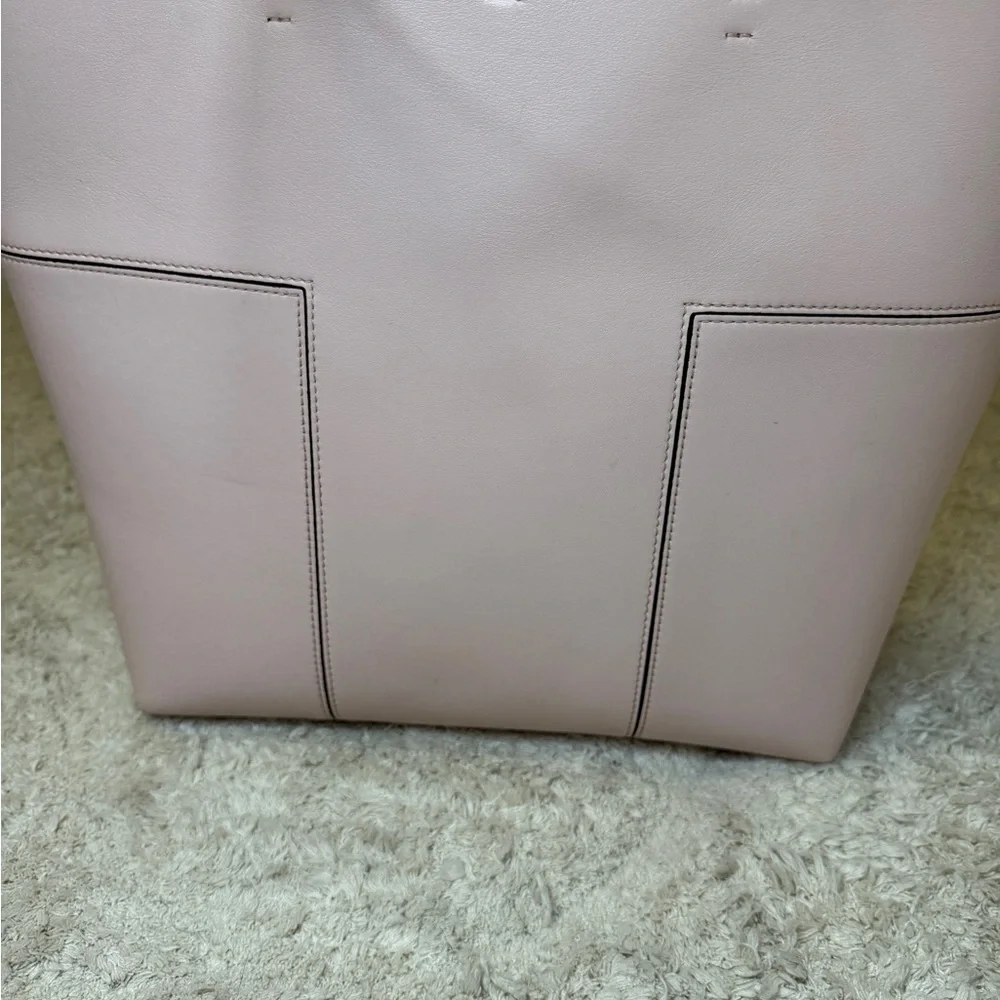 Tory Burch T Block North South Tall Tote Pink Shell