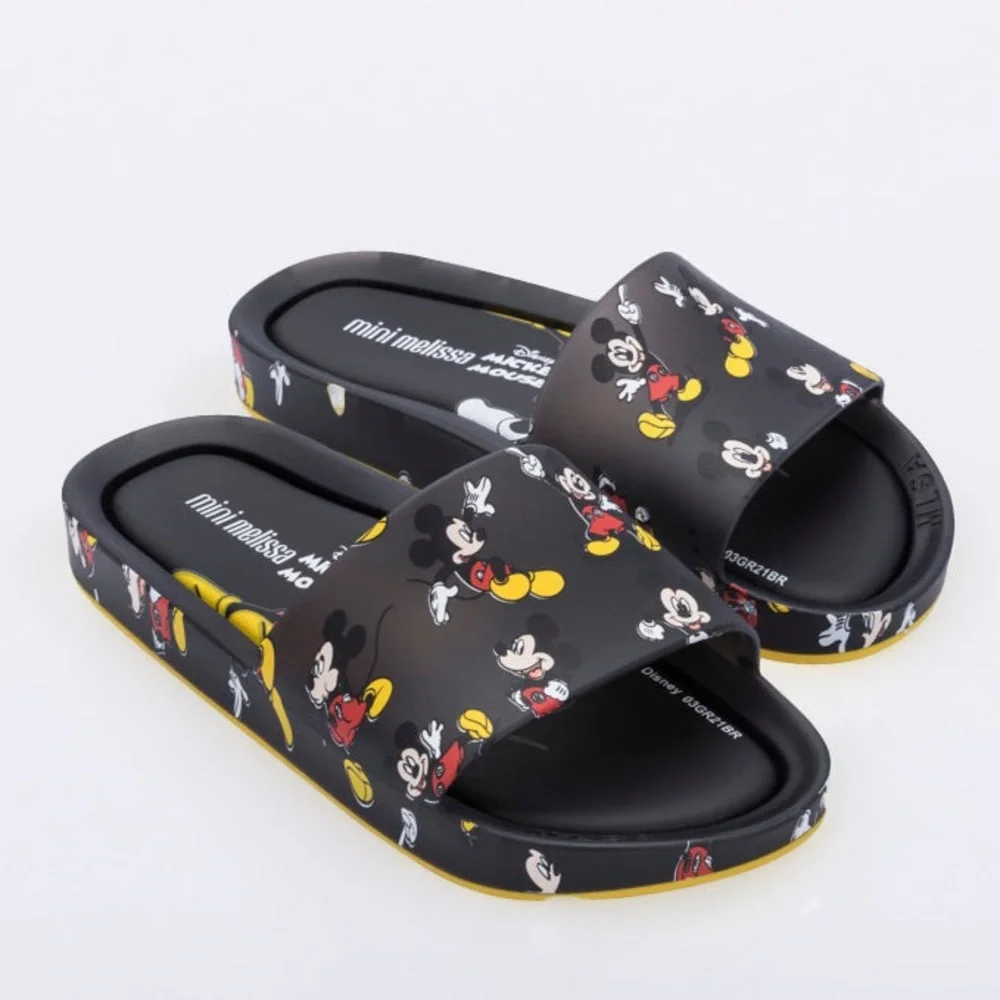 Mini Melissa Disney Mickey Beach Slide Sandals size 13