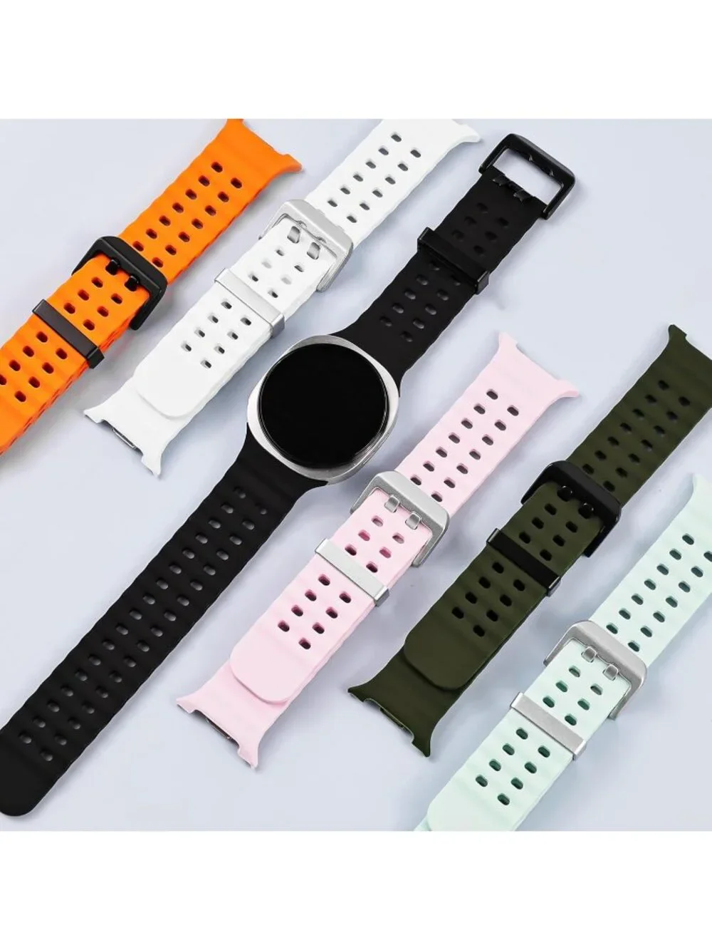 Unisex Mine Green Analog Breathable Marine Replacement Samsung Galaxy Watch