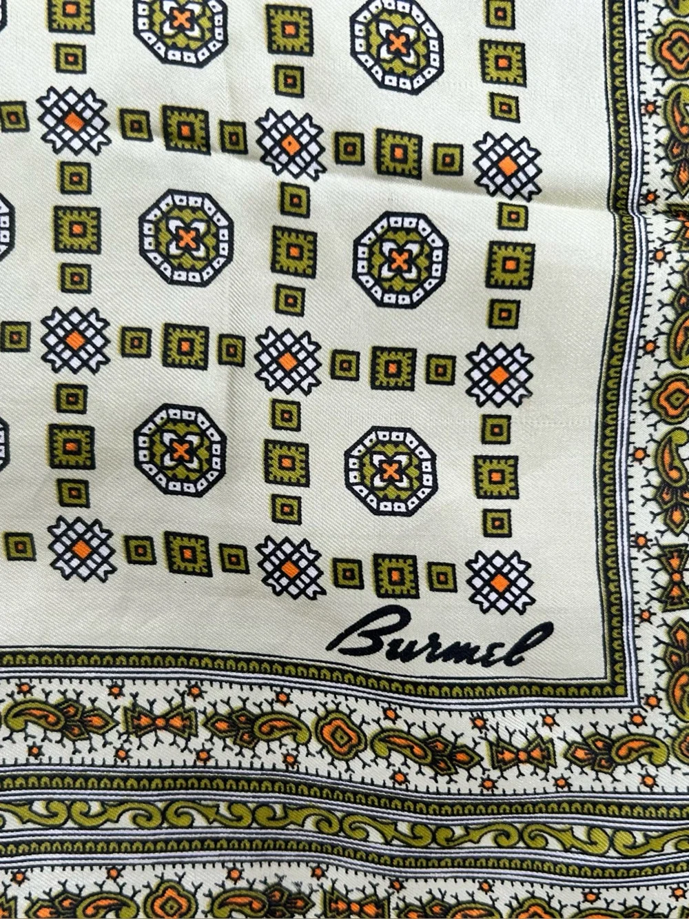 Vintage Burmel Silk Scarf